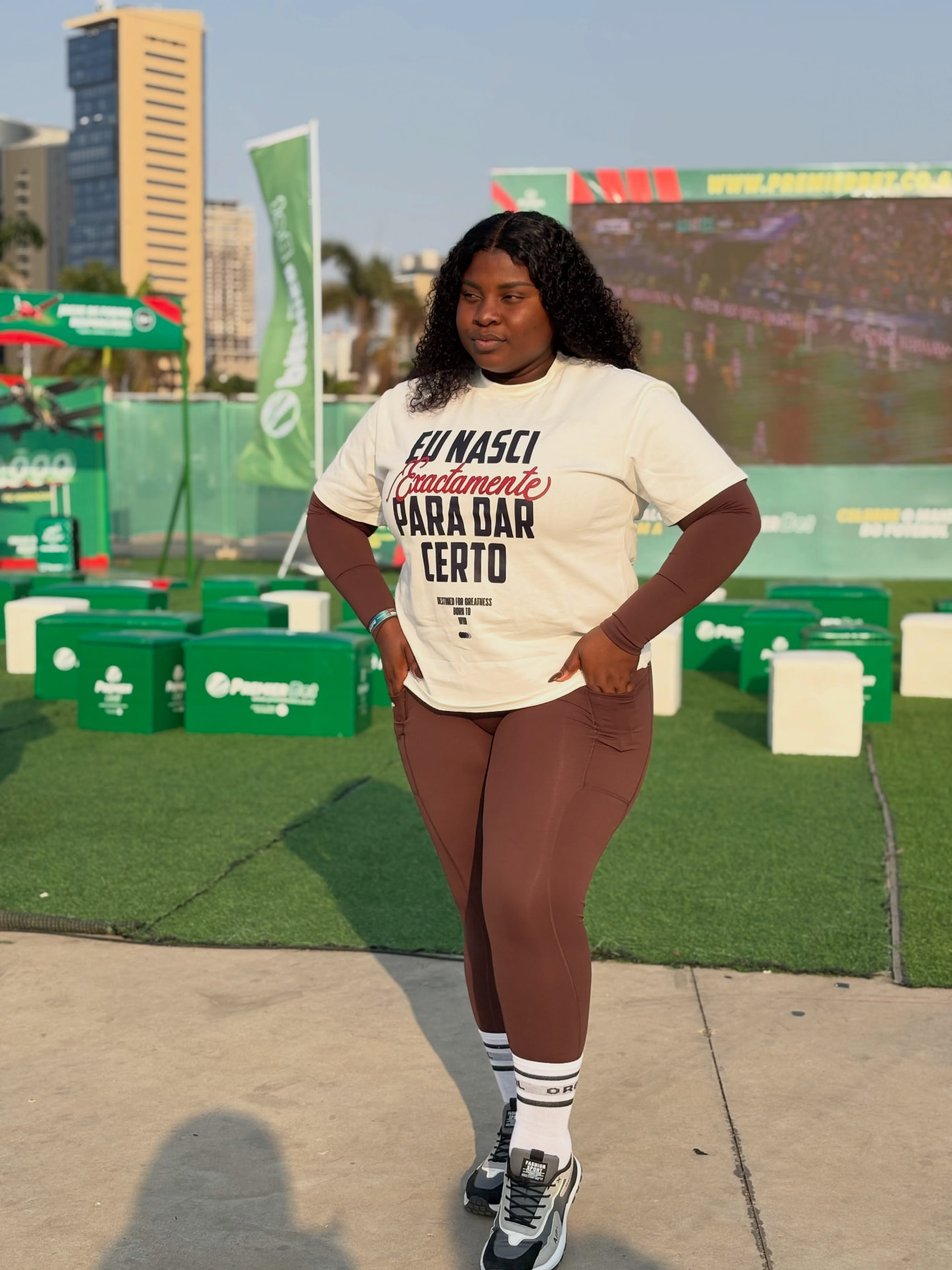 Diva Panxa num evento desportivo